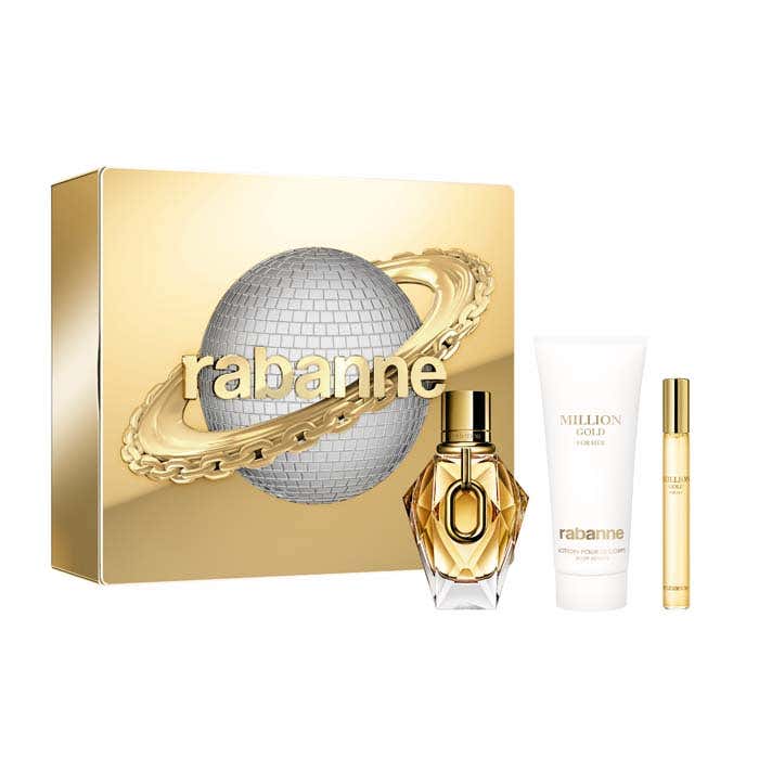 Rabanne Million Gold For Her Eau De Parfum 50ml Gift Set