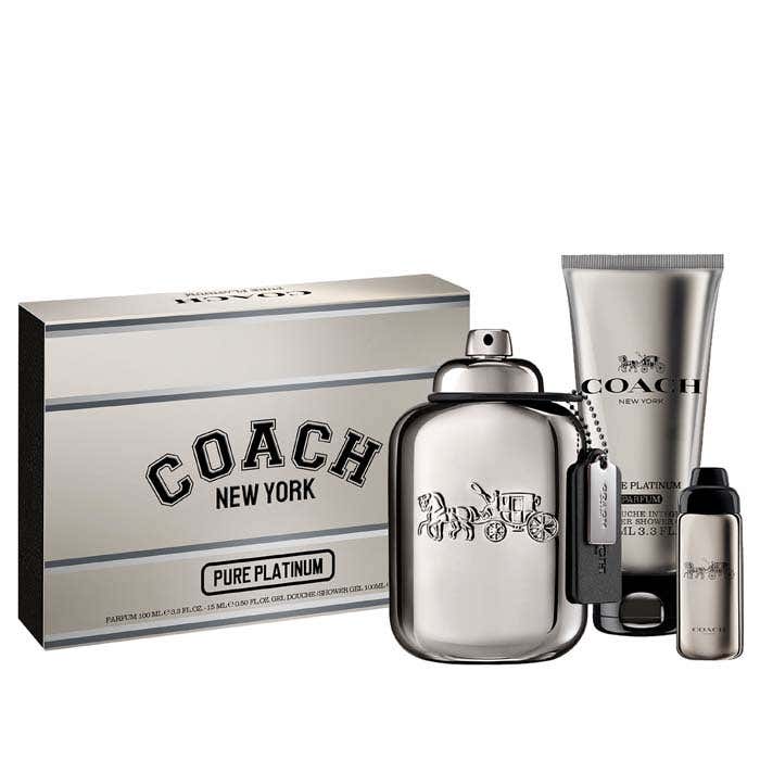 Coach Pure Platinum Eau De Parfum 100ml Gift Set