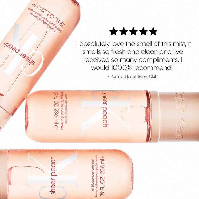 Sheer Peach Body Mist 100ml Spray