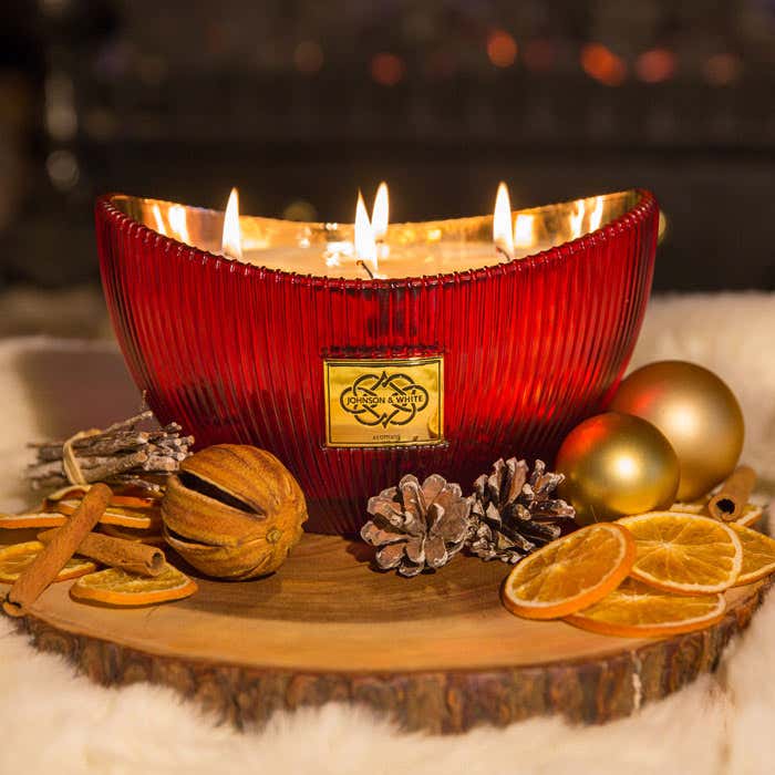 Johnson & White Aspen Limited edition 4 Wick candle 1000g