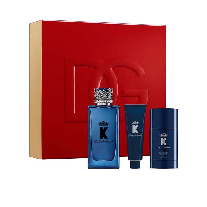 Dolce & Gabbana Unisex Red/Lavender K Pour Homme Eau De Parfum 100Ml Gift Set - Image 3